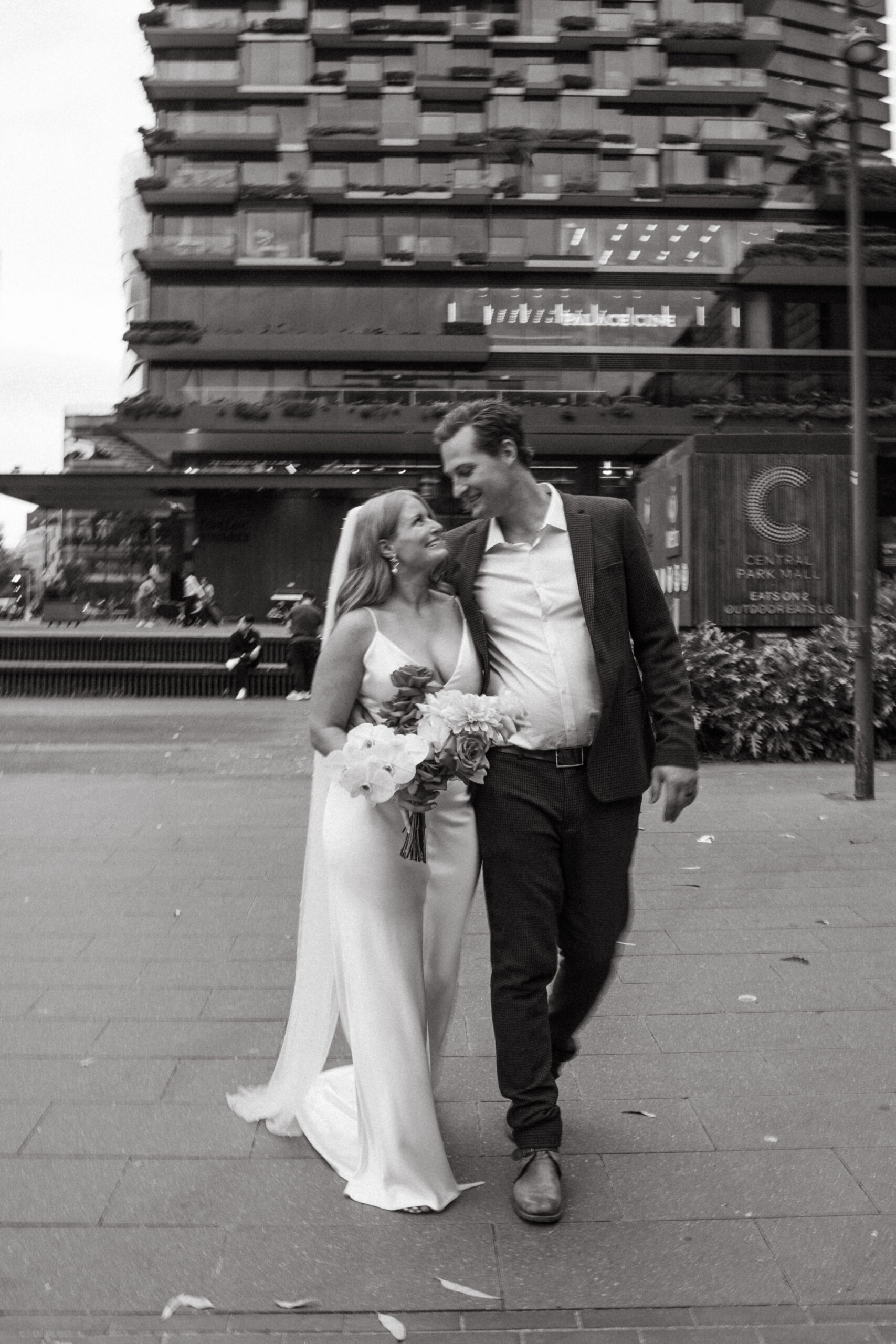 Black & White Wedding Photography Sydney CBD